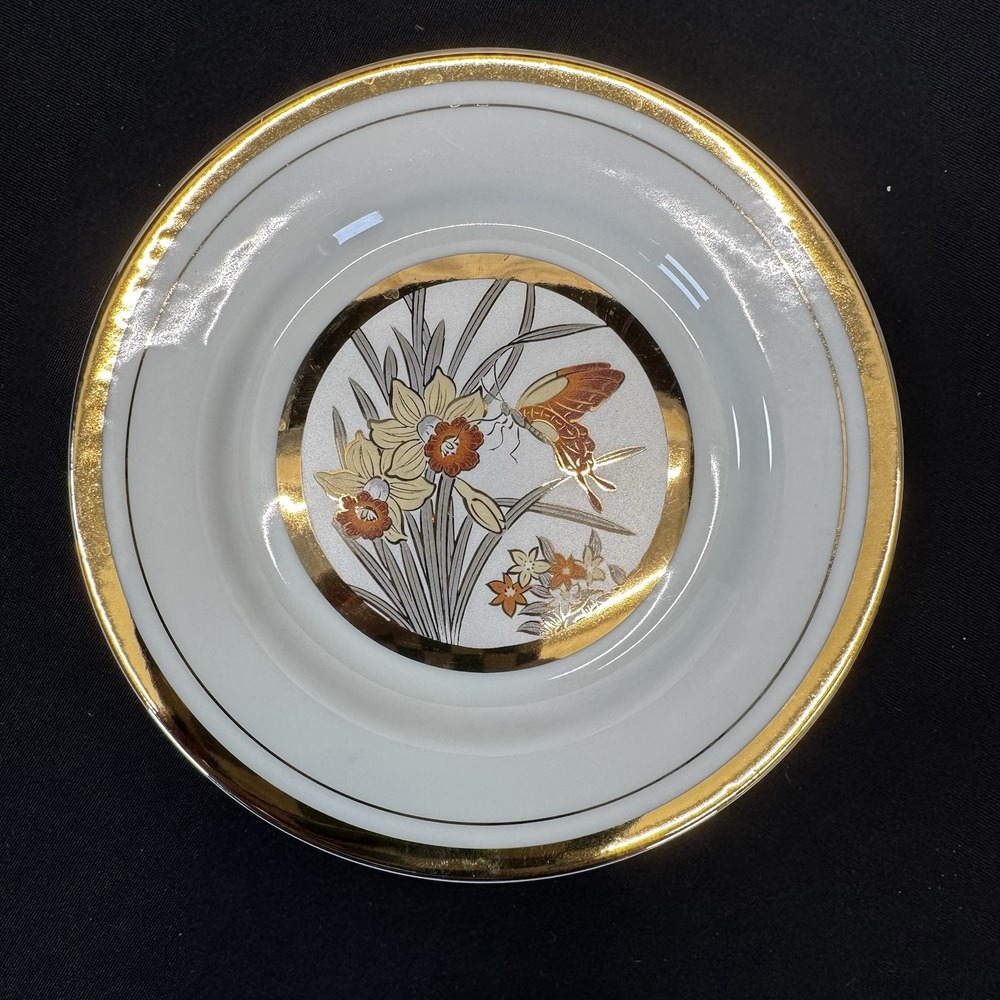 Artmark Chicago LTD Butterfly‎ Gold Trim Collectors Plate Japan 1985 6 3/8"